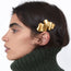 Tiitaa.com × Tiitaa: Pleated Metal Hair Clips runway look in Gold