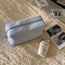 Tiitaa.com × Tiitaa: Striped Cosmetic Bag runway look in Blue