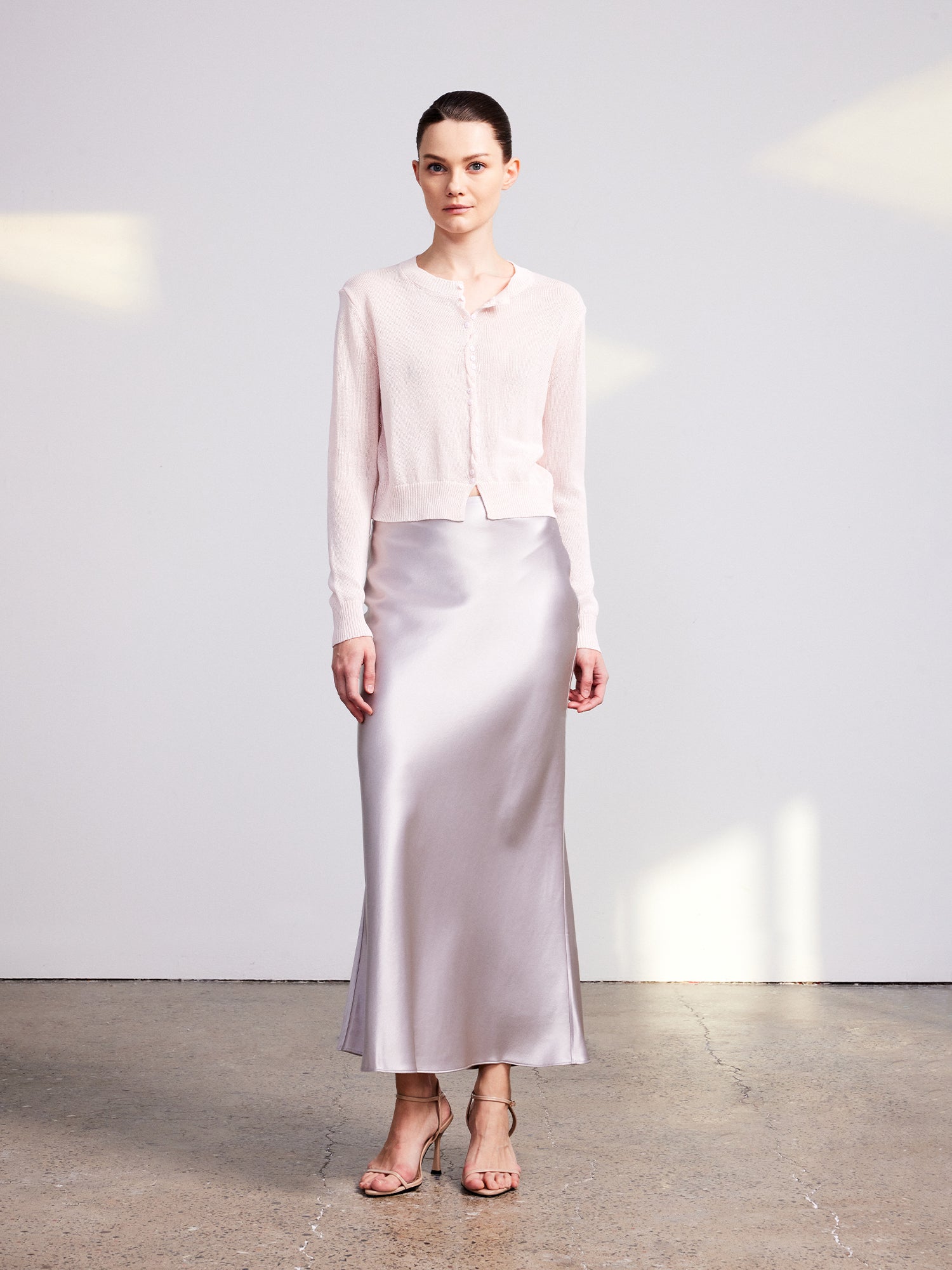 Tiitaa.com × Tiitaa: Fishtail Acetate Satin Long Half Skirt(Check Below Same Price With Taobao） runway look in 6 - 8