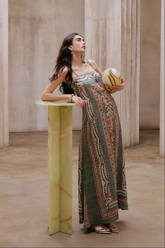 Tiitaa.com × Tiitaa: Bohemian Vacation Halter Dress(Check Below Same Price With Tmall） runway look in 0 - 2
