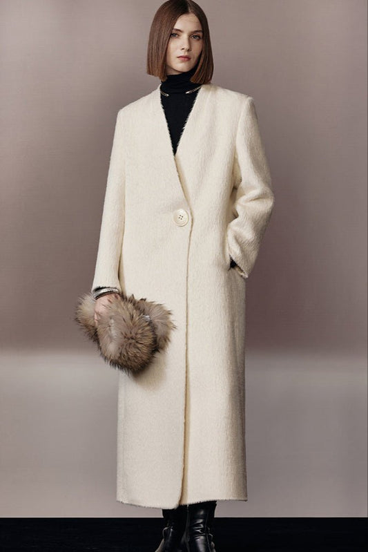 Tiitaa.com × Tiitaa: Classic H - shaped Alpaca Coat(Check Below Same Price With Tmall） runway look in 6 - 8