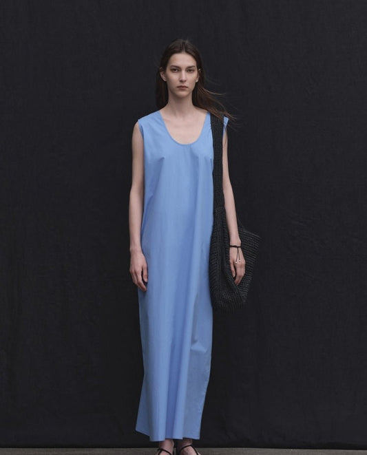 Tiitaa.com × Tiitaa: Cotton Vest Dress(Check Below Same Price With Tmall） runway look in Sky blue