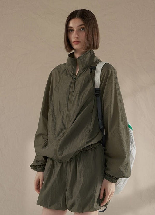 Tiitaa.com × Tiitaa: Pod Drawstring Shorts(Check Below Same Price With Tmall） runway look in Green
