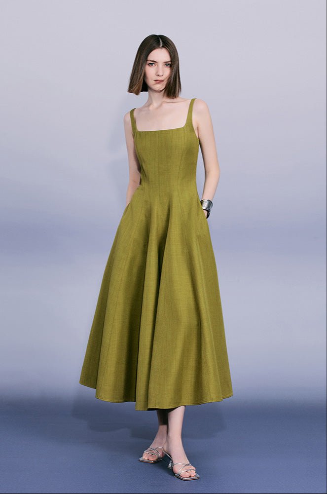 Tiitaa.com × Tiitaa: Square Neck Vest Dress(Check Below Same Price With Tmall） runway look in 0 - 2
