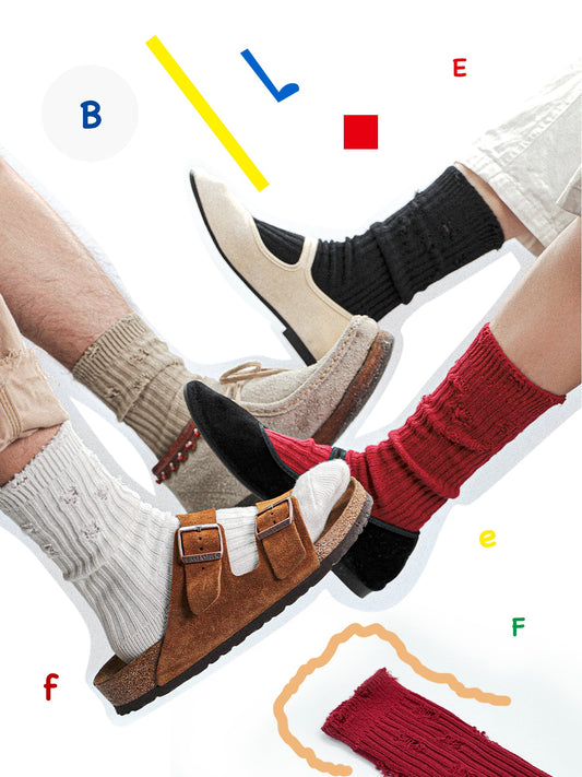 Tiitaa.com × Tiitaa: Broken Hole Design Stockings runway look in White