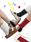 Tiitaa.com × Tiitaa: Broken Hole Design Stockings runway look in White
