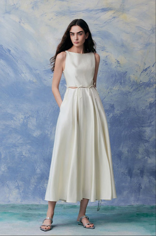 Tiitaa.com × Tiitaa: One Shoulder Bow Beaded Dress(Check Below Same Price With Tmall） runway look in 0 - 2