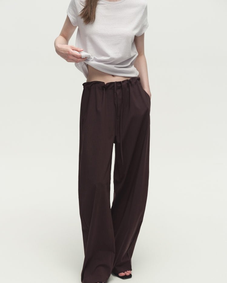 Tiitaa.com × Tiitaa: Lightweight Elastic Waist Casual Pants(Check Below Same Price With Tmall） runway look in Curry