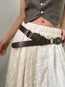Tiitaa.com × Tiitaa: Carved Belt runway look in Curry