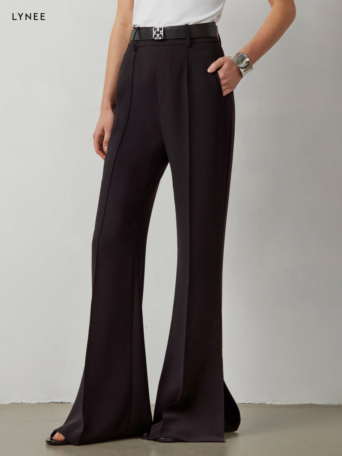 Tiitaa.com × Tiitaa: Side Slit Flared Pants(Check Below Same Price With Tmall） runway look in 0 - 2