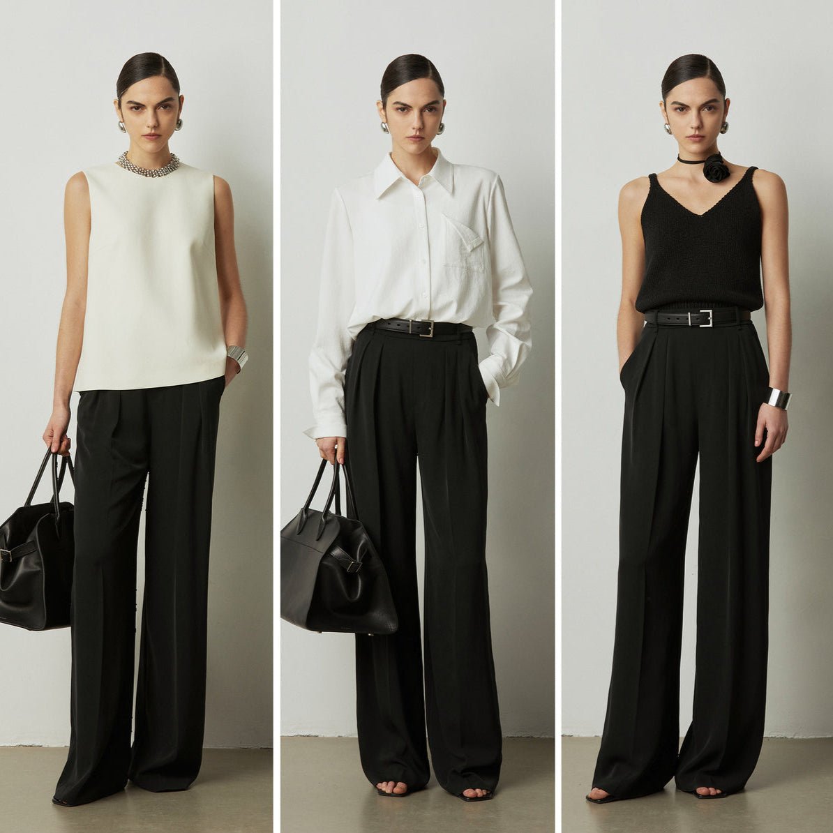 Tiitaa.com × Tiitaa: Classic H - shaped Straight - leg Pants(Check Below Same Price With Tmall） runway look in 0 - 2