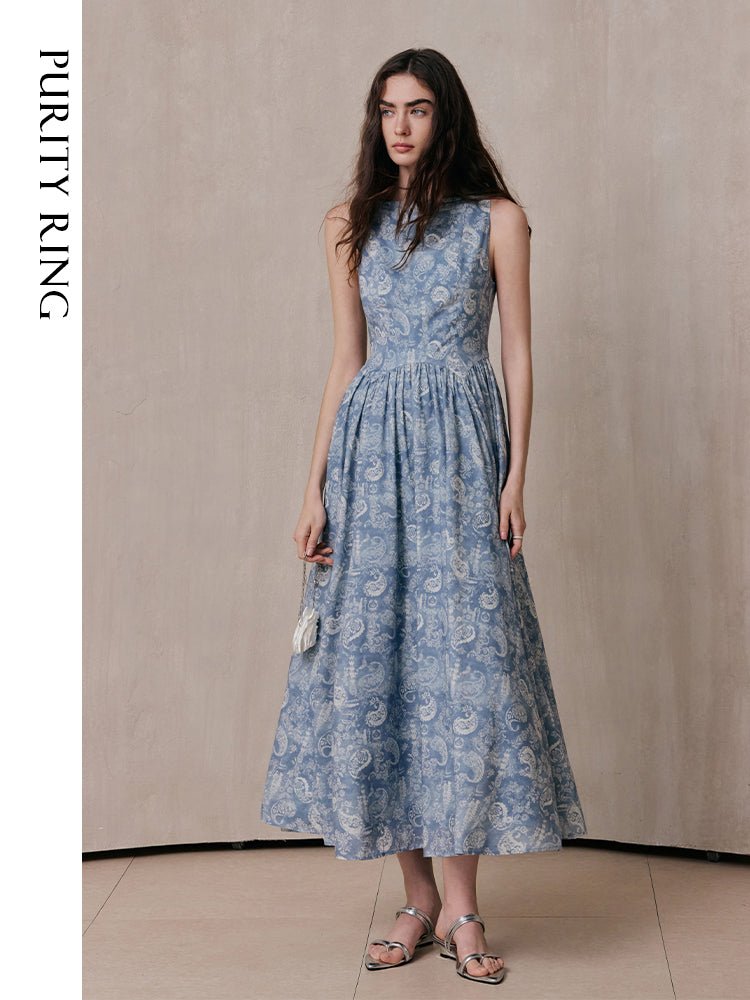 Tiitaa.com × Tiitaa: Halo Print Dress(Check Below Same Price With Tmall） runway look in 4