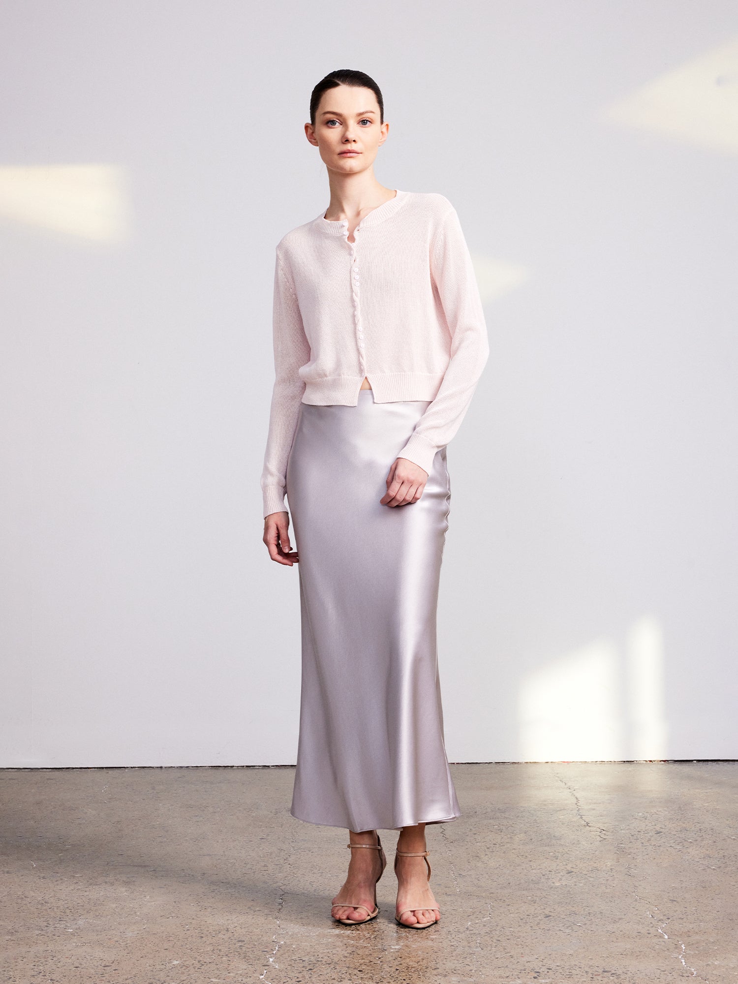Tiitaa.com × Tiitaa: Fishtail Acetate Satin Long Half Skirt(Check Below Same Price With Taobao） runway look in 6 - 8