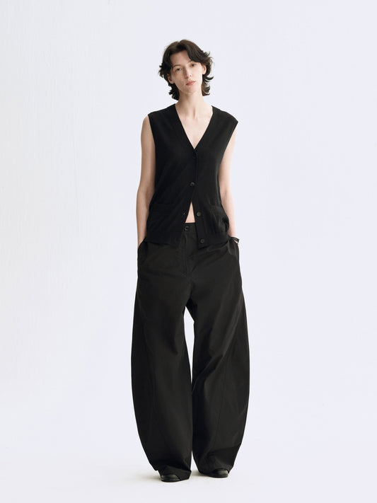 Tiitaa.com × Tiitaa: Ultra - light Sports Material Casual Pants(Check Below Same Price With Tmall） runway look in Black