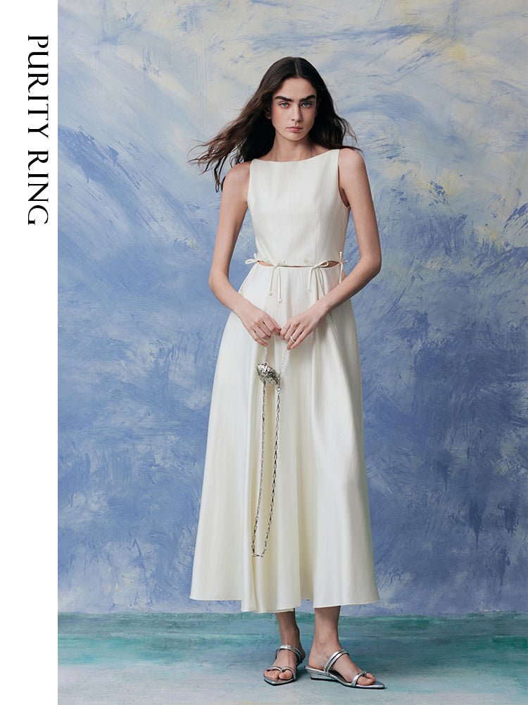 Tiitaa.com × Tiitaa: One Shoulder Bow Beaded Dress(Check Below Same Price With Tmall） runway look in 0 - 2