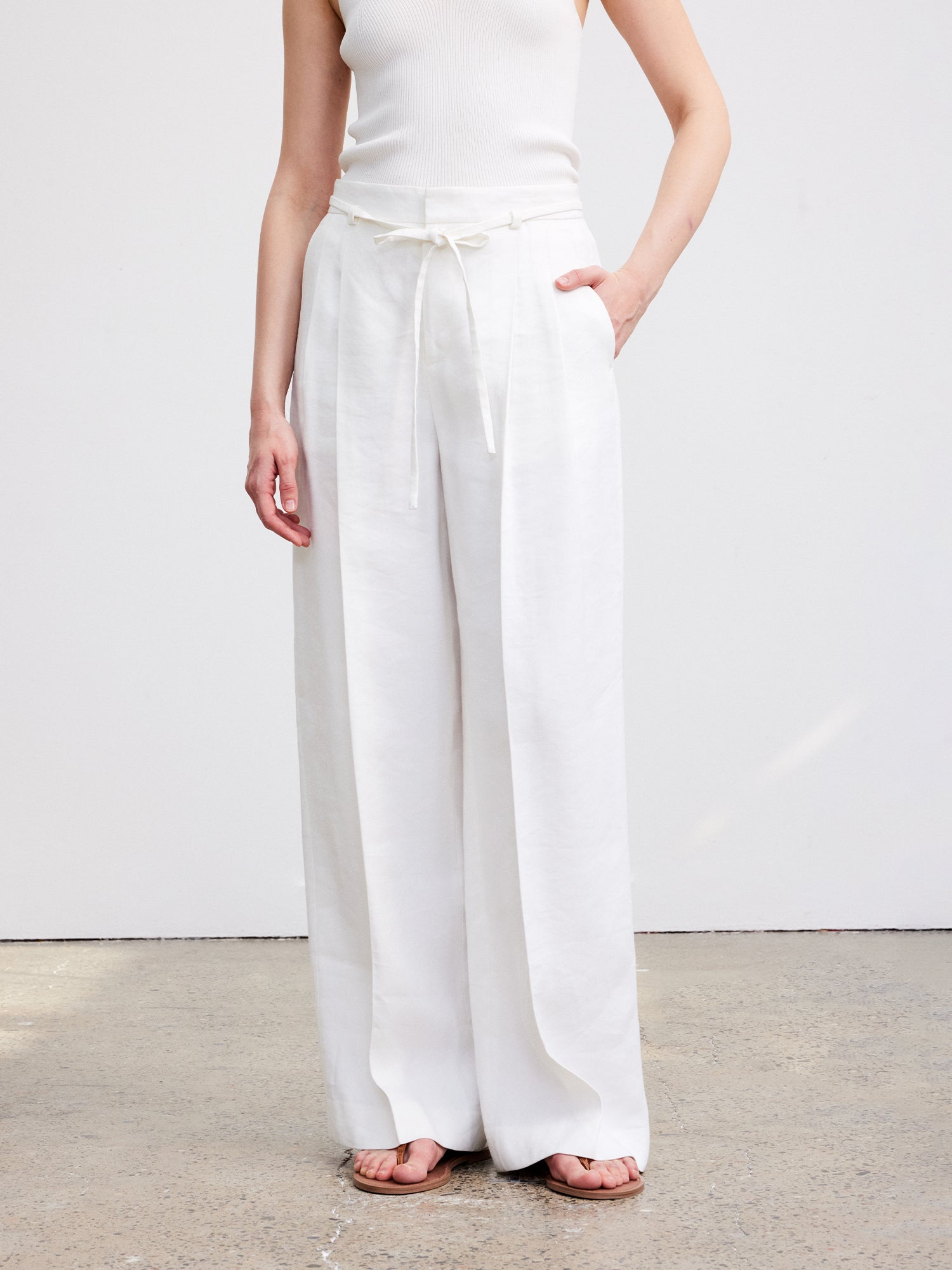 Tiitaa.com × Tiitaa: Linen Wide - legged Pants(Check Below Same Price With Taobao） runway look in 6 - 8