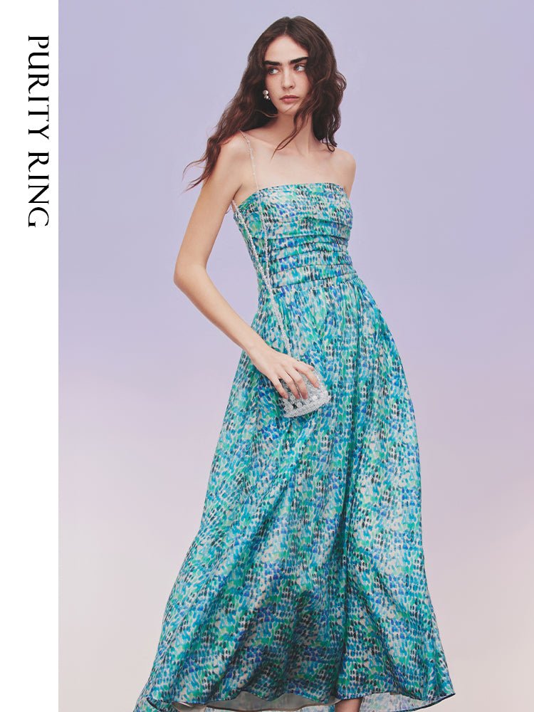 Tiitaa.com × Tiitaa: Halter Printed Speed Dress (Check Below Same Price With Tmall） runway look in 0 - 2