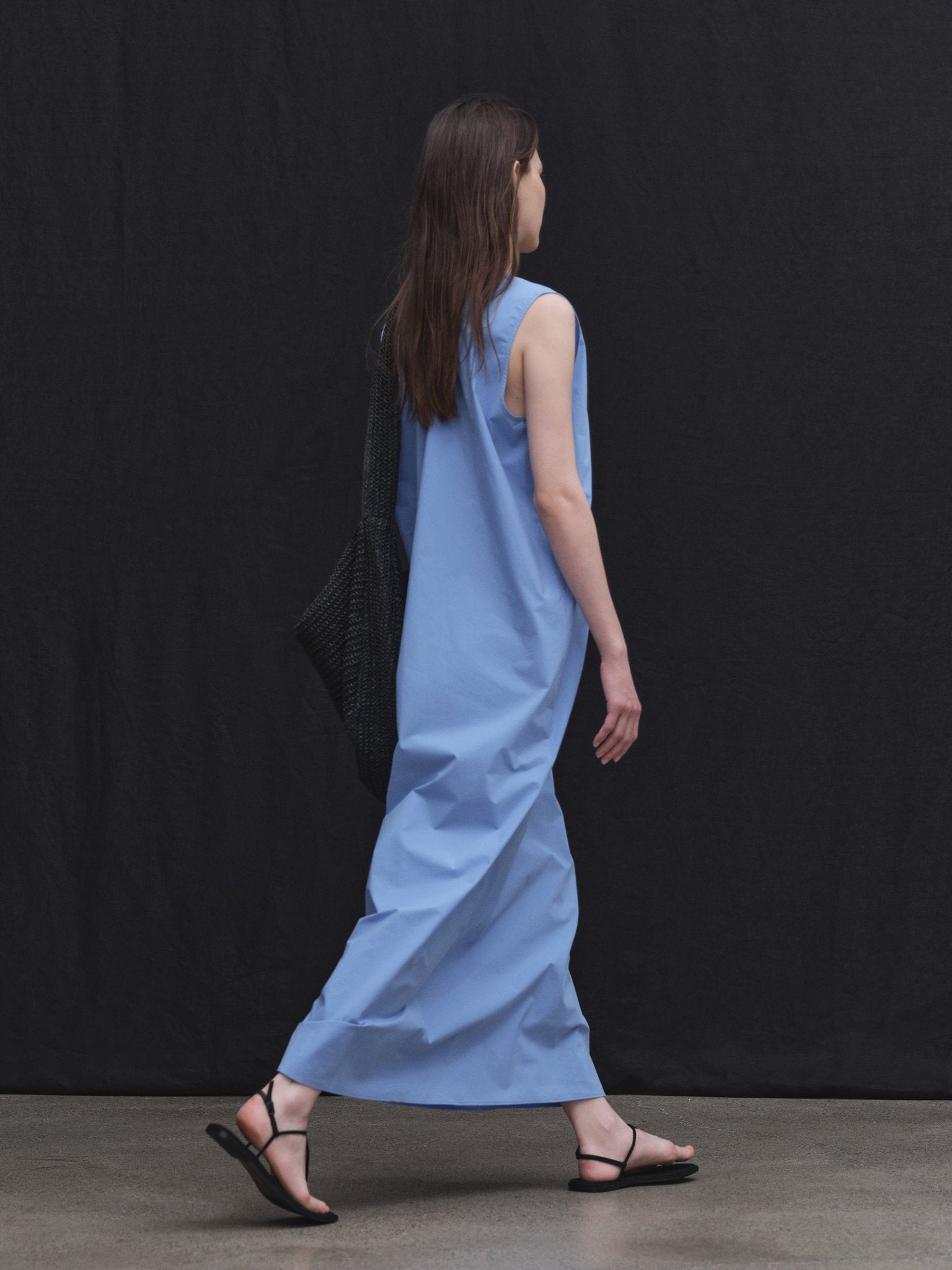 Tiitaa.com × Tiitaa: Cotton Vest Dress(Check Below Same Price With Tmall） runway look in Sky blue