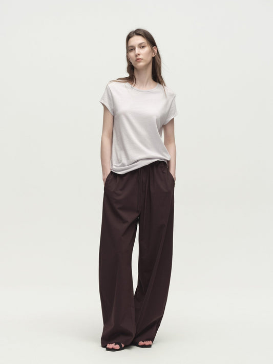Tiitaa.com × Tiitaa: Lightweight Elastic Waist Casual Pants(Check Below Same Price With Tmall） runway look in Curry