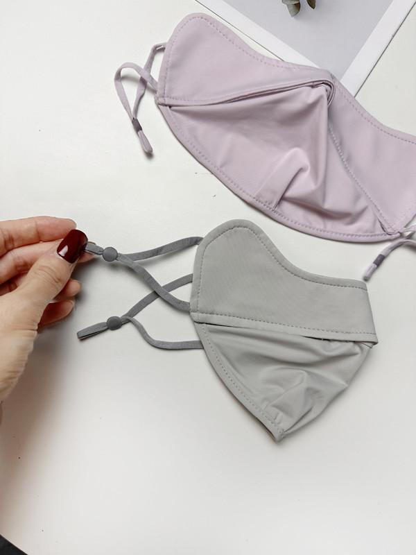 Tiitaa.com × Tiitaa: Breathable Sun Protection Mask runway look in Pink