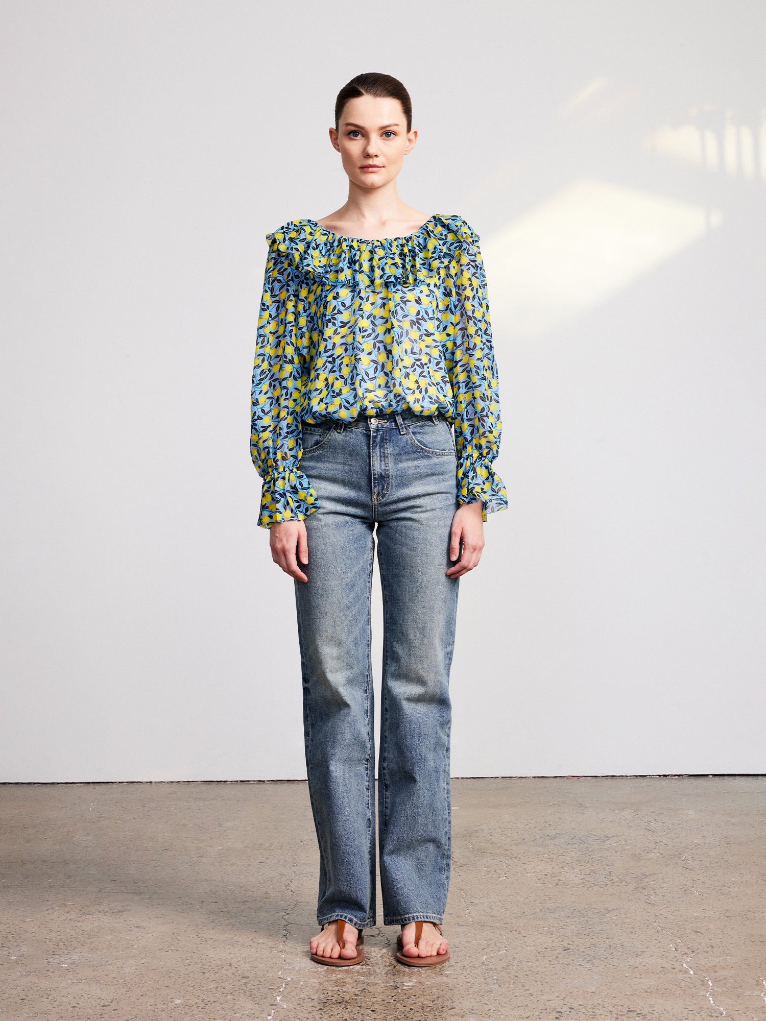 Tiitaa.com × Tiitaa: Mulberry Silk Ruffle Lace Blouse(Check Below Same Price With Taobao） runway look in 6 - 8