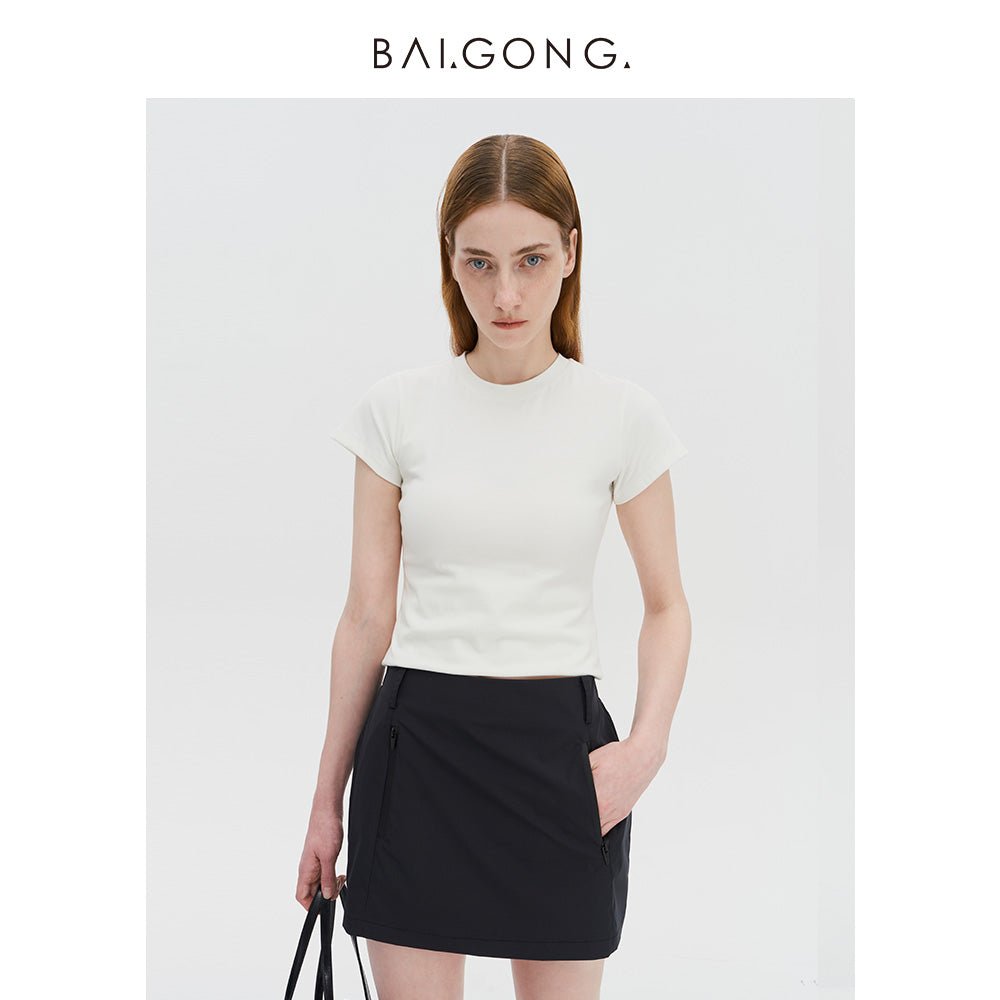 Tiitaa.com × Tiitaa: High - waisted Hip - hugging Culottes(Check Below Same Price With Tmall） runway look in 4