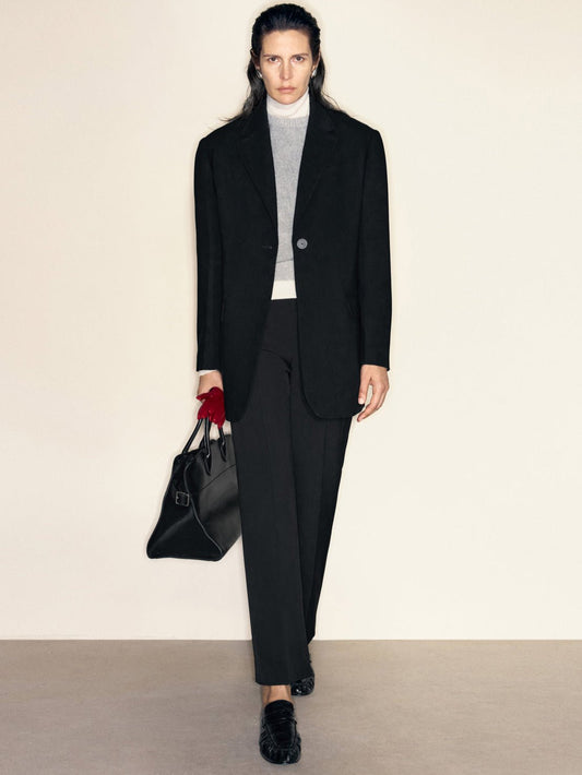 Tiitaa.com × Tiitaa: High - waisted Straight - leg Slacks(Check Below Same Price With Tmall） runway look in 4