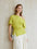 Tiitaa.com × Tiitaa: One - piece Neckline Cool - feeling T-shirt(Check Below Same Price With Tmall） runway look in Lime