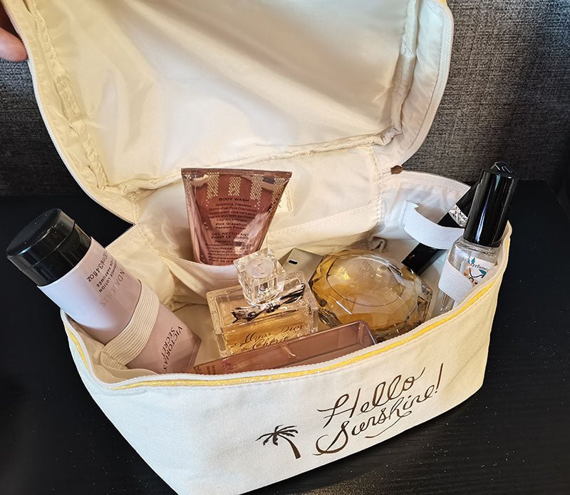 Tiitaa.com × Tiitaa: Canvas Wash Bag runway look in Yellow