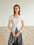 Tiitaa.com × Tiitaa: Twisted Waist T-Shirt(Check Below Same Price With Tmall） runway look in White