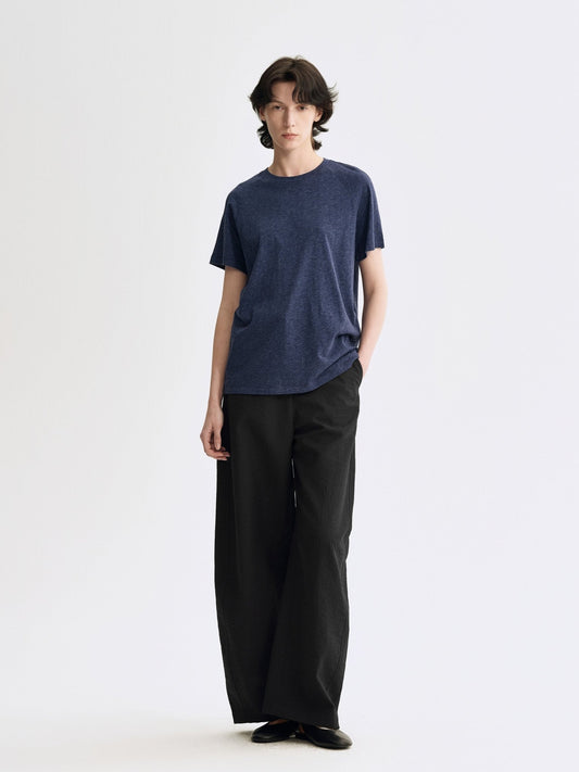 Tiitaa.com × Tiitaa: Tencel Short Sleeve T-shirt (Check Below Same Price With Tmall） runway look in Dark Navy