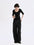 Tiitaa.com × Tiitaa: Slim fit T-shirt with seven - quarter sleeves(Check Below Same Price With Tmall） runway look in Black