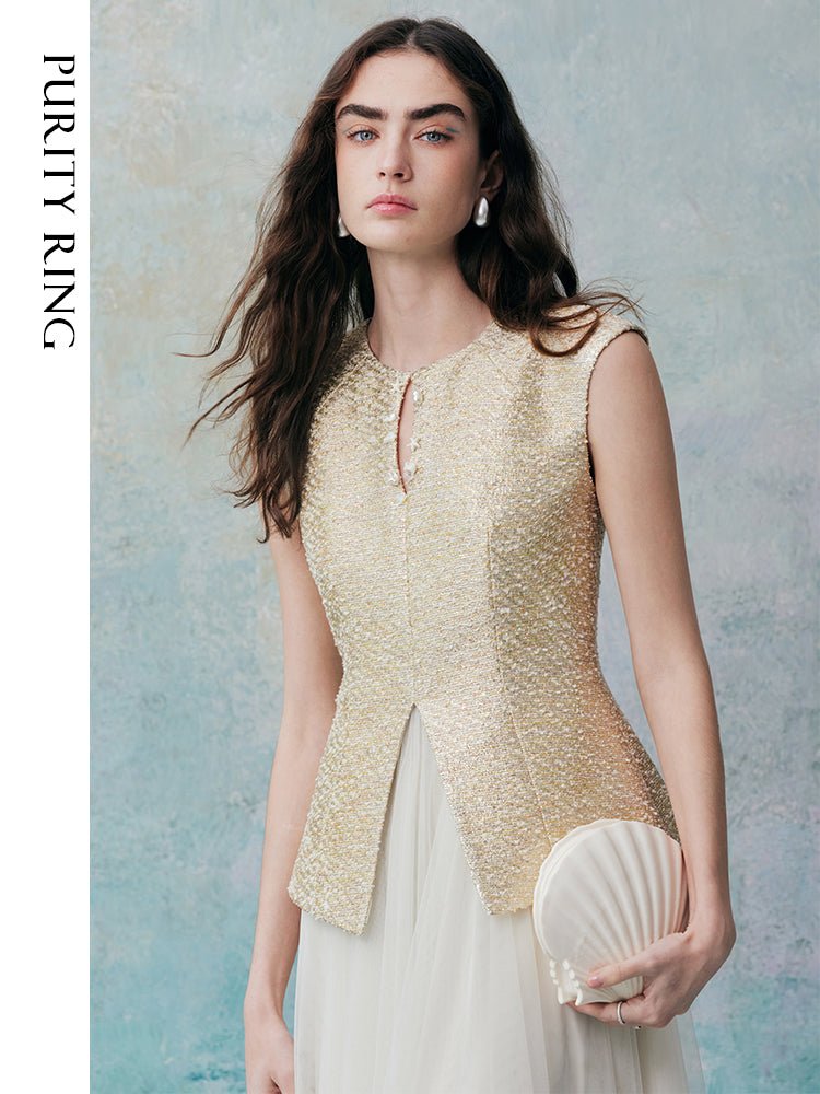 Tiitaa.com × Tiitaa: Fake Two - piece Beaded Dress(Check Below Same Price With Tmall） runway look in 0 - 2