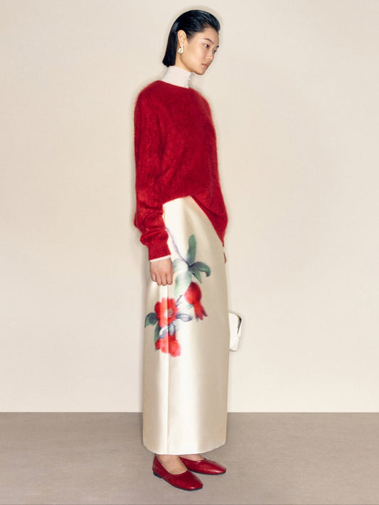 Tiitaa.com × Tiitaa: New Chinese Elegant Half Skirt(Check Below Same Price With Tmall） runway look in 4
