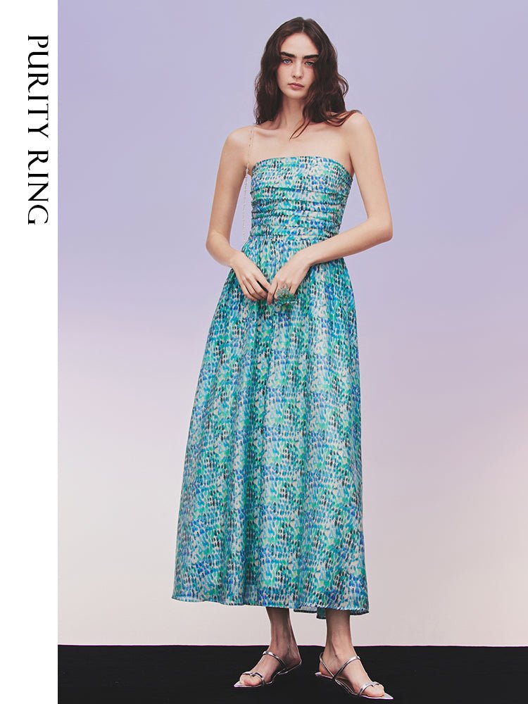 Tiitaa.com × Tiitaa: Halter Printed Speed Dress (Check Below Same Price With Tmall） runway look in 0 - 2