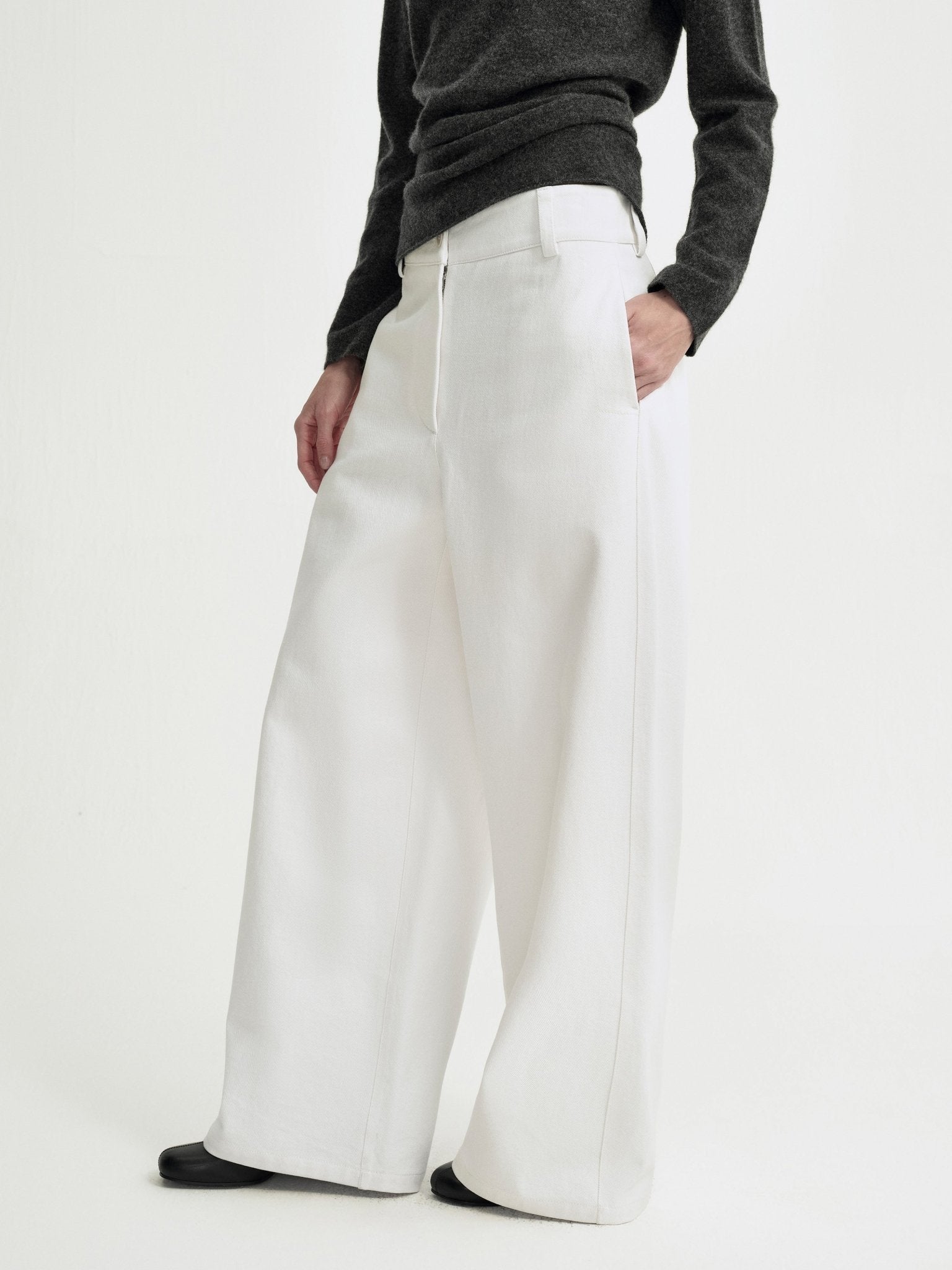 Tiitaa.com × Tiitaa: Commuter Wide Leg Casual Pants (Check Below Same Price With Tmall） runway look in 6 - 8