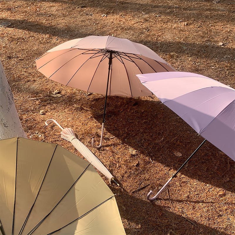 Tiitaa.com × Tiitaa: Long Handle Umbrella runway look in Cinnamon