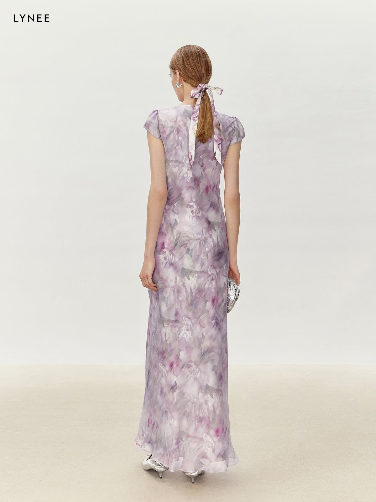 Tiitaa.com × Tiitaa: V - neck Printed Dress(Check Below Same Price With Tmall） runway look in 6 - 8