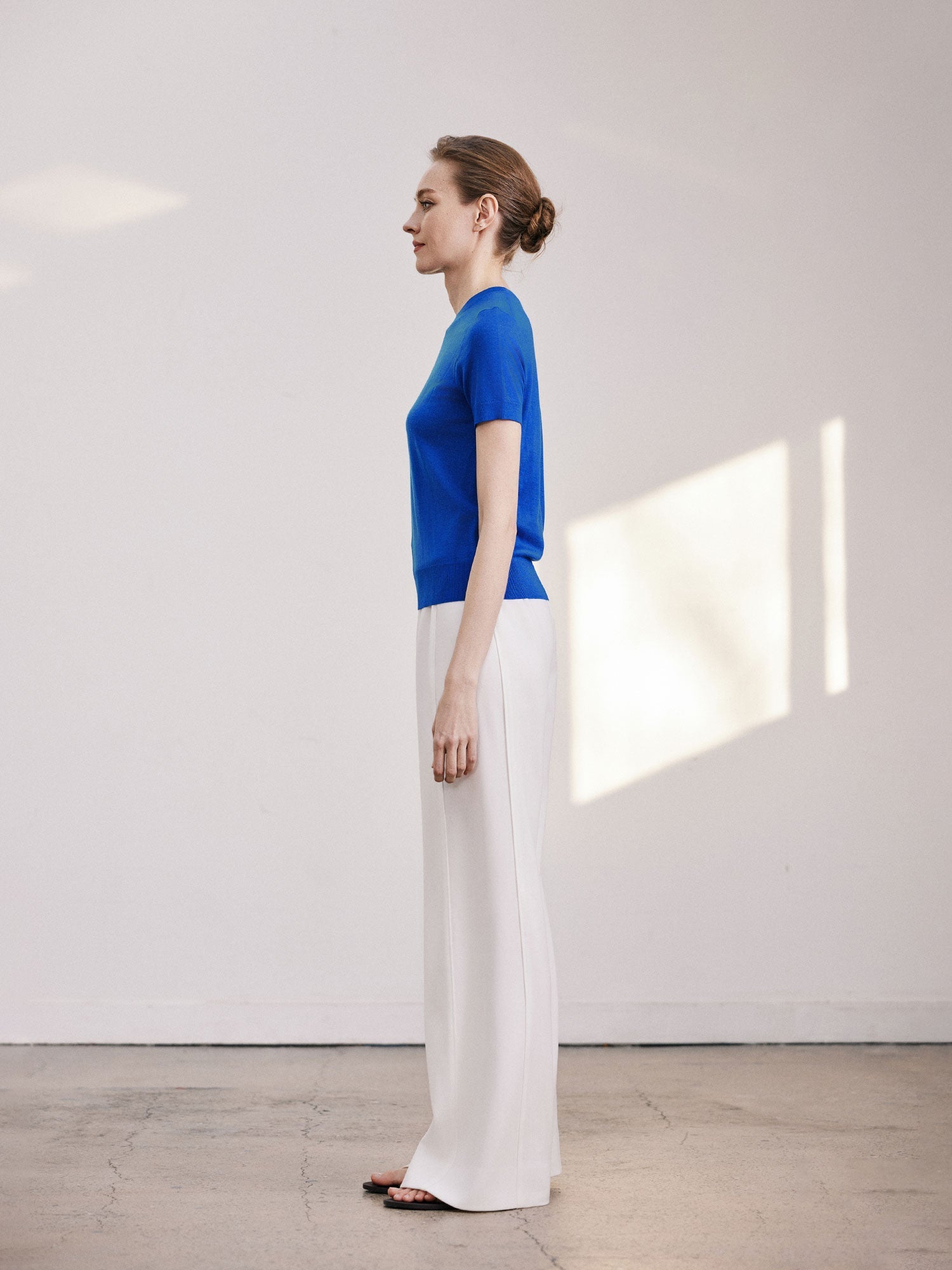 Tiitaa.com × Tiitaa: Slim Short - sleeved Bottom Shirt(Check Below Same Price With Taobao） runway look in 6 - 8