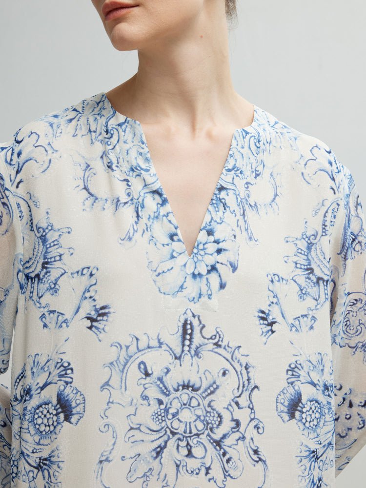 Tiitaa.com × Tiitaa: Celadon Porcelain New Chinese Dress(Check Below Same Price With Taobao） runway look in 4