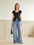 Tiitaa.com × Tiitaa: Twisted Waist T-Shirt(Check Below Same Price With Tmall） runway look in Black