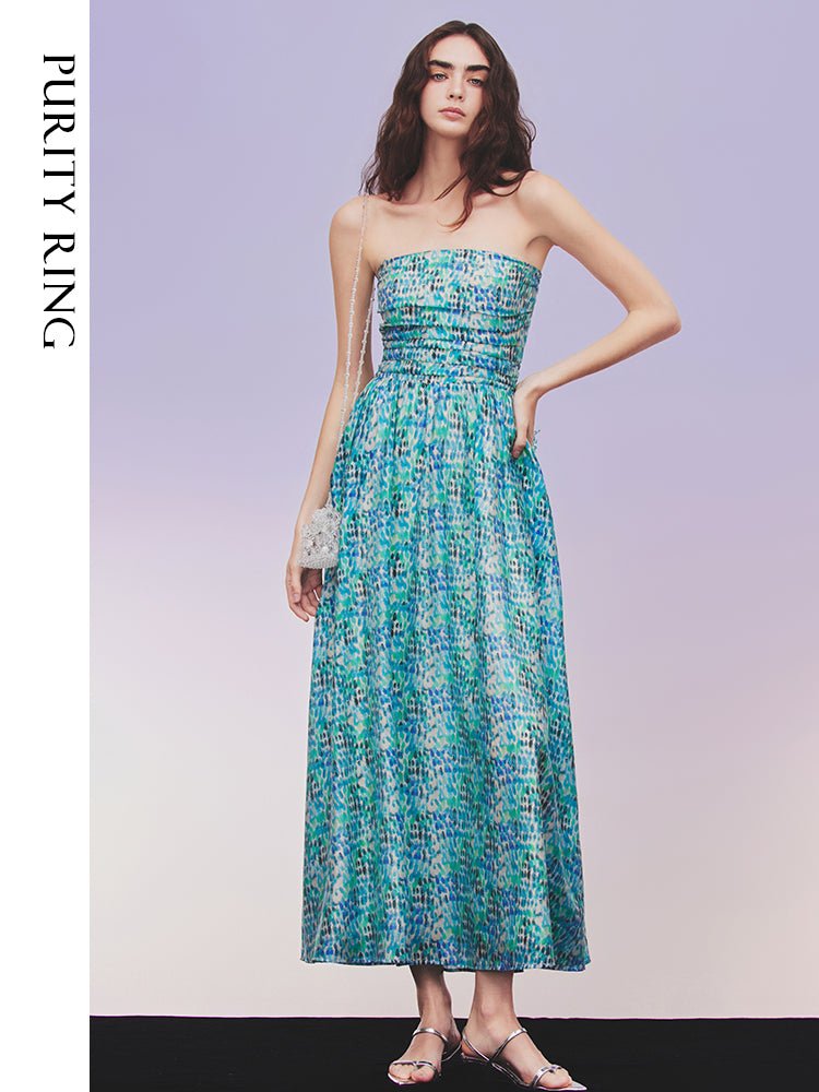 Tiitaa.com × Tiitaa: Halter Printed Speed Dress (Check Below Same Price With Tmall） runway look in 0 - 2
