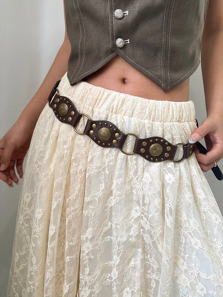 Tiitaa.com × Tiitaa: Carved Belt runway look in Curry