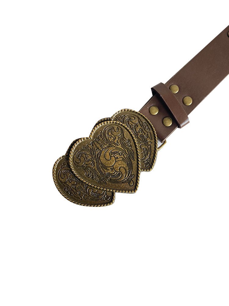 Tiitaa.com × Tiitaa: Carved Belt runway look in Curry
