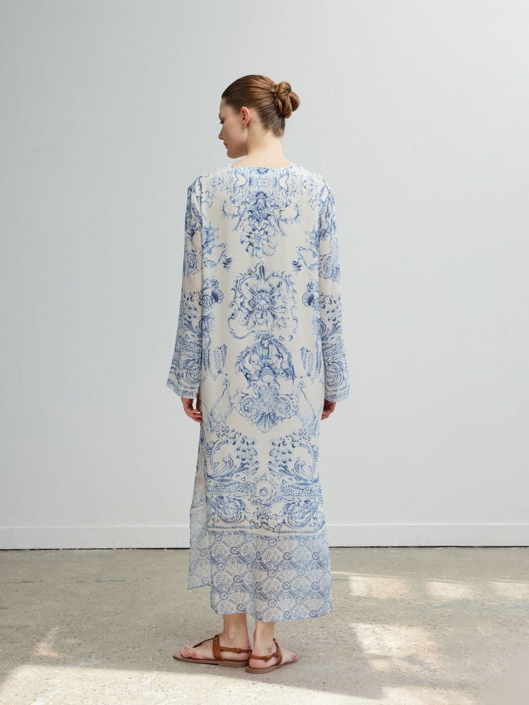 Tiitaa.com × Tiitaa: Celadon Porcelain New Chinese Dress(Check Below Same Price With Taobao） runway look in 4