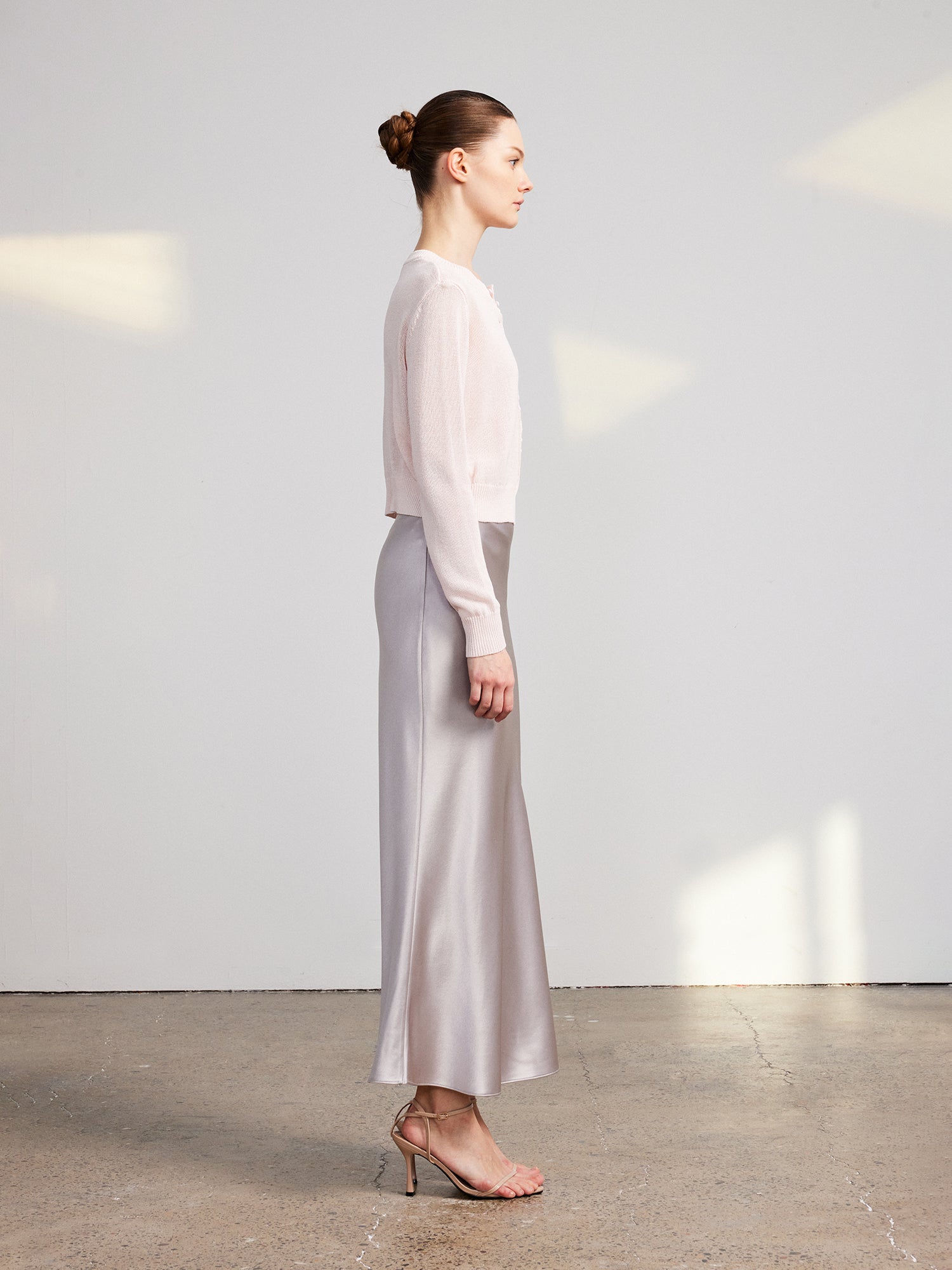 Tiitaa.com × Tiitaa: Fishtail Acetate Satin Long Half Skirt(Check Below Same Price With Taobao） runway look in 6 - 8