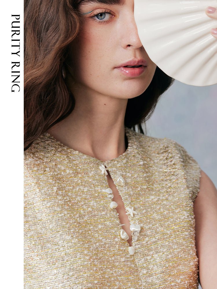 Tiitaa.com × Tiitaa: Fake Two - piece Beaded Dress(Check Below Same Price With Tmall） runway look in 0 - 2