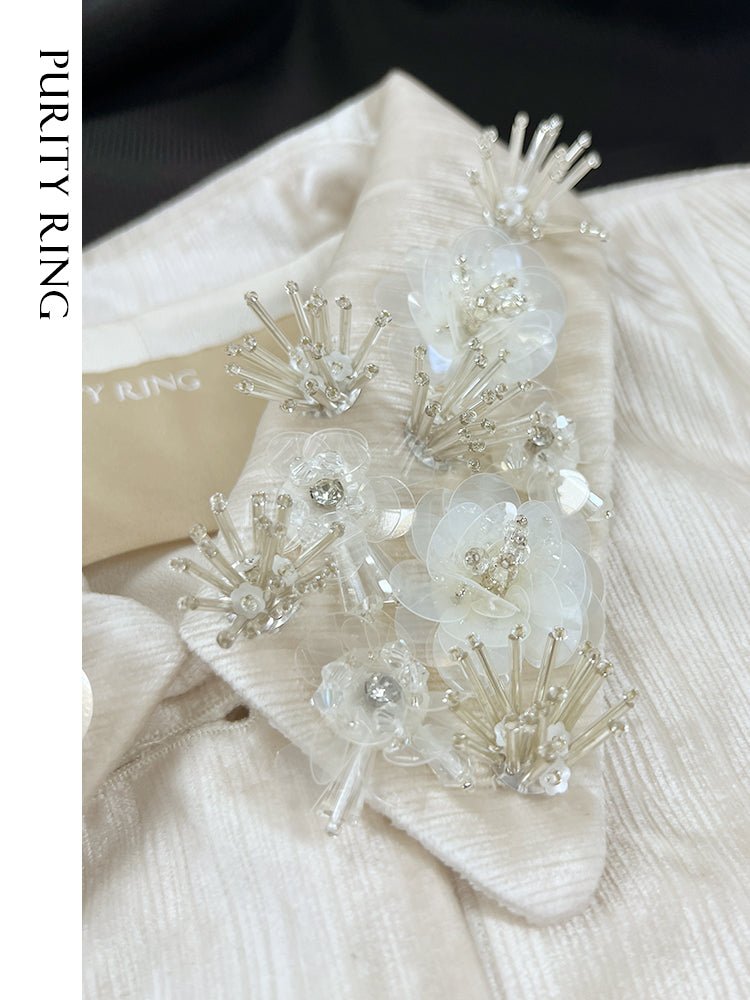 Tiitaa.com × Tiitaa: Silicone Beaded Lapel Jacket(Check Below Same Price With Tmall） runway look in 6 - 8