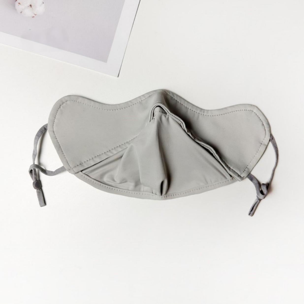 Tiitaa.com × Tiitaa: Breathable Sun Protection Mask runway look in Gray