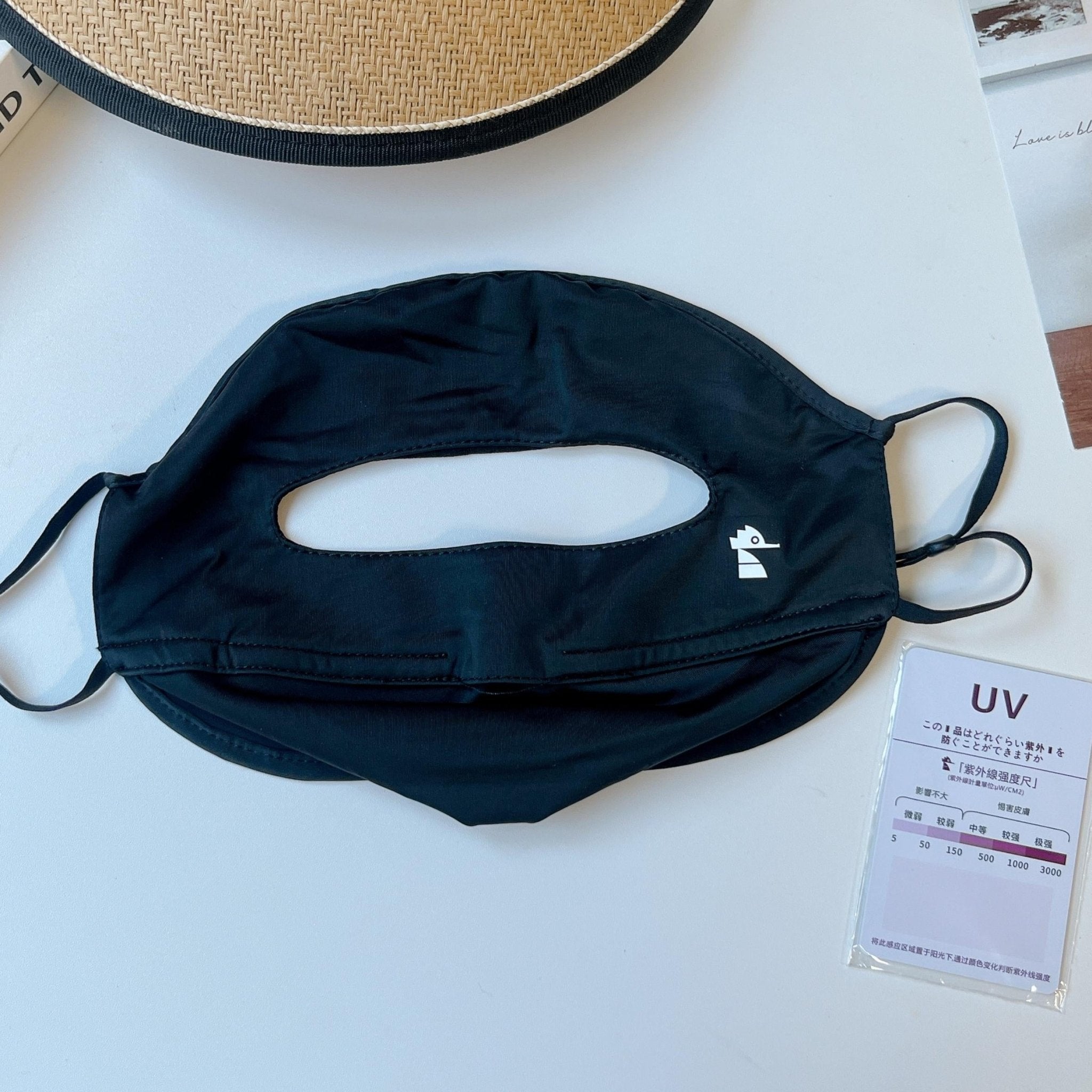 Tiitaa.com × Tiitaa: Breathable Sun Protection Mask runway look in Black
